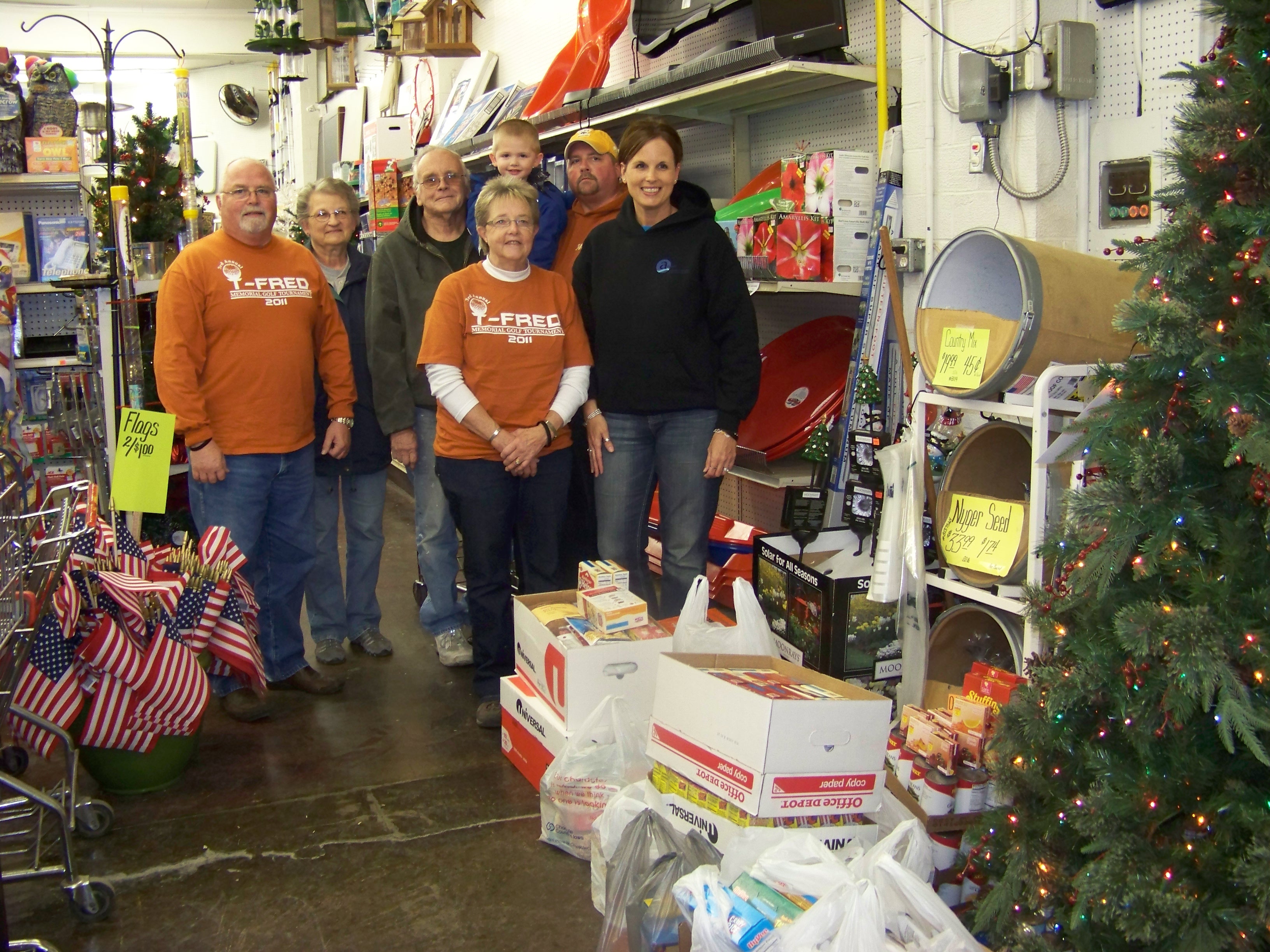 Frederickson family donates 329 items to Atlantic Food