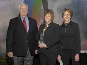 Judi Nelson, hospital hero, with Gary Riedmann, Markham Oct 2011