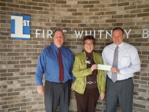 First Whitney Bank donation April 2012