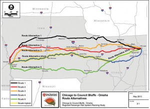 Passenger rail routes