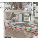 Outline of plans for a truck-to-railcar "Transloading station" in Atlantic. 