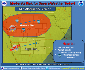 (Graphic) - NWS Severe Weather potential. 