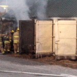 Storage Shed fire in Atlantic (11/2/13) - Ric Hanson photo. 