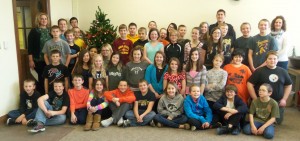 6th graders who participated in the benefit reading program. (Atl. P-D photo)