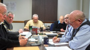Frank Waters (Center) heads up the Thursday meeting of the Cass County Board of Supervisors. 