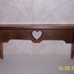 Walnut Shelf-Front View