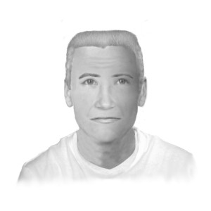 Composite police sketch of Person of Interest in Wood murder and disappearance. 