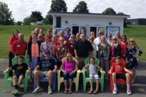 Mullenix Family Pictured: Collin, Matt, Michelle, Chloe, and Chase Mullenix Ambassadors Pictured: Pat McCurdy, Ali Krogman, Rich Perry, Nedra Perry, Debbie Leistad, Sue Muri, Dolly Bergmann, Bill Saluk, JoAnn Runyan, Kathie Hockenberry, Tammy Waters, Carol Sedden, Tara Jennerjohn, Karry Jepsen, Karl Aldag, Lucas Mosier, Donnie Drennan, Doug Harris, Keith Leonard, Steve Anderson, Gerhard Marburg, Doreen Ellsbury, Tyler Mosier, Jim Kickland, Dr. Mitch Peerbolt & David Schwab. (Chamber photo)