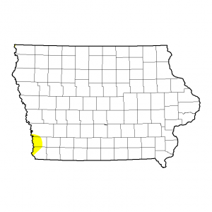 Iowa Drought map