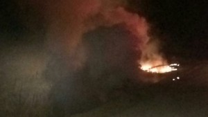 Car fire Friday night (Photo submitted)