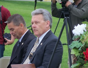 Pottawattamie County Sheriff Jeff Danker attended the Peace Officer Memorial Ceremony, Friday