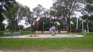 Cass County Freedom Rock site in Lewis. (Image from the Cass County Freedom Rock Facebook page)