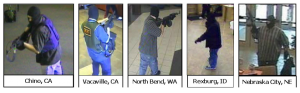 Previous AK-47 Bandit robberies (from AK47bandit.com)