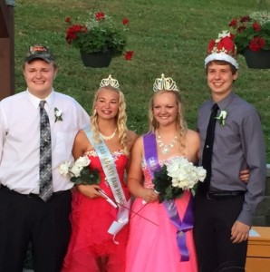 (Left to right) Blake Miller,Emily McDermott, Alyssa Dean, Tyler Steele (Jim Field Photo)