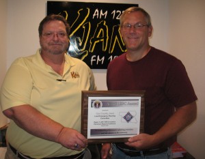 LEPC Chair Ric Hanson (Left) & Cass County Emergency Management Coordinator Mike Kennon (right). 