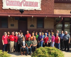 Robinson Landscaping & Patio Design, LLC Owners: Mary Jo Robinson, Nate Robinson, and Ted Robinson.   Ambassadors Pictured: Dolly Bergmann, Ouida Wymer, Pat McCurdy, Kate Olson, Diane Gipple, Bill Saluk, Dan Mehmen, Nedra Perry, Dr. Keith Leonard, Michelle Heath, Melanie Petty, Sara Nelson, Janet Cappel, JoAnn Runyan, Dr. James Kickland, Sue Muri, Kathy Sweeny, Chip Hansen, Lana Westphalen, Russ Joyce, Debbie Leistad, Darryl Hockenberry, Rich Perry, Ed Leistad. 