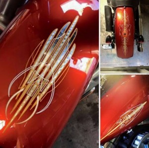 Pictures of the stolen motorcycle 