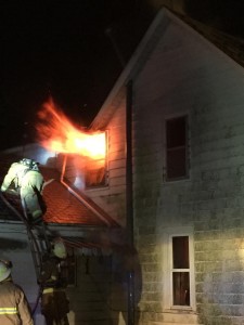 Photos from the scene of the fire 