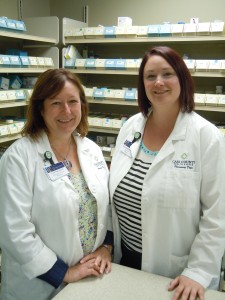 CCMH Pharmacists Crystal Starlin, Pharm-D (left), and Sara Arnold, Pharm-D,  will present the October 22nd Healthy U session, "Talk About Your Medicines."