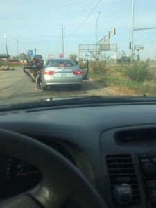 Road rage suspect vehicle