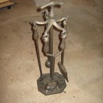 brass fireplace tools
