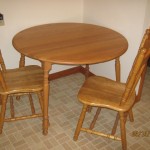oak table with chairs