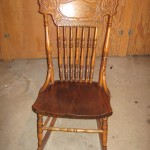 wooden rocker