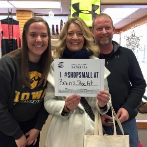 Chamber Board member Jenny Williams showing her Small Business support with husband Matt. Pictured Left to Right: Bailey Smith, Jenny Williams, Matt Williams