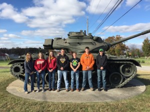 Haley Carlson, Lexi Freund, Emily Saeugling, Nate Moen, Cale Pellett, Garrett Schwanke, Clayton Saeugling