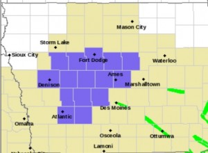 Winter Weather Advisory for Counties shaded in purple.