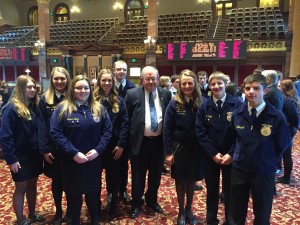 Atlantic FFA members w/Sen. Shipley