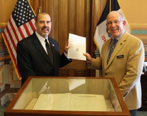 Rep. Tom Moore (right)