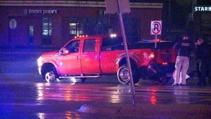 Suspect vehicle in Thu. morning pursuit (Courtesy Fremont Co. S/O)