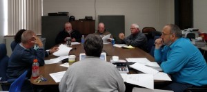 Griswold School Board meeting 4-7-16 (Ric Hanson/photo)