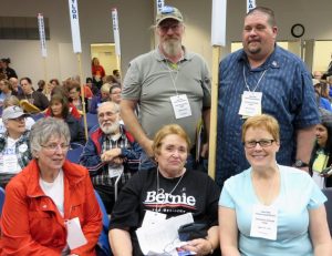 Photo: Front: from left to right: Wessels, Toelle, and Warren. Rear: Young and O’Rourke. (Photo courtesy Sherry Toelle)