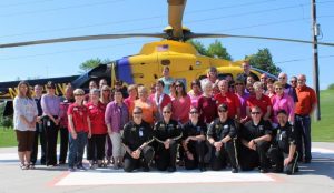 Midwest Medical Transport and MedAir: Base Manager Shannon Odiet and the Midwest Medical Transport and MedAir crew. Ambassadors Pictured: Janet Cappel, Ouida Hargens, Carole Schuler, Julie Smith, Dan Mehmen, Renee Hansen, Josh Hansen, Debbie Leistad, Dr. Jim Kickland, Sue Muri, JoAnn Runyan, Casey Symonds, Doreen Ellsbury, Dr. Mitch Peerbolte, Dawn Marnin, Debbie Brown, Russ Joyce, Liz Toft, Kerry Jepsen, Dolly Bergmann, Nick Harris, Lucas Mosier, Tyler Mosier, Michelle Olsen, Melanie Petty, Sara Nelson, Pat McCurdy, Diane Gipple-McCurdy, Brittney Weirich, Amy Coenen, Mandi Ronfeldt and Tayla Kamies