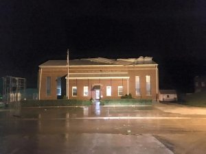 Damage in Villisca (Photo's by Montgomery County Emergency Mgmt. Agency)