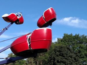If you look closely, you can see grass hanging from the bottom of the bucket in the top center of this pic. The bucket had impacted the ground.