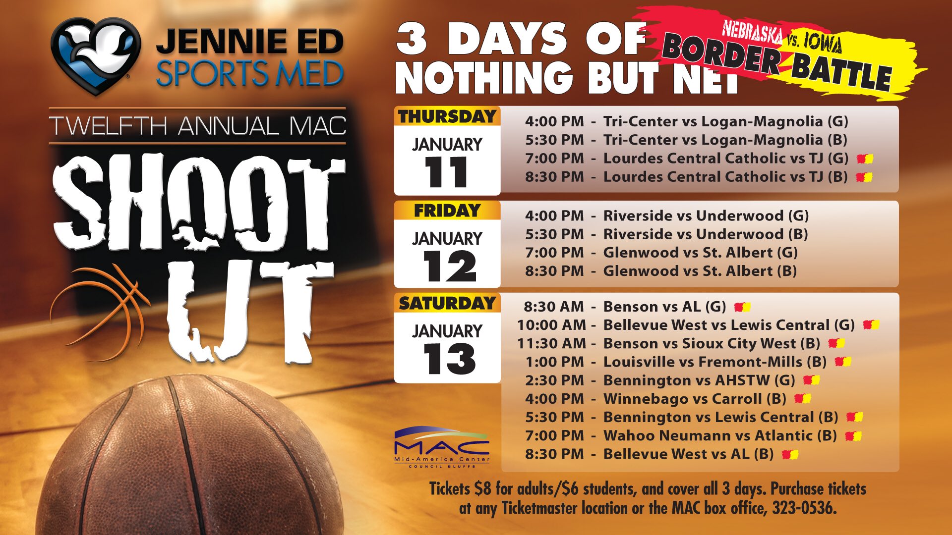MAC Shootout will begin today in Council Bluffs « KJAN Radio Atlantic