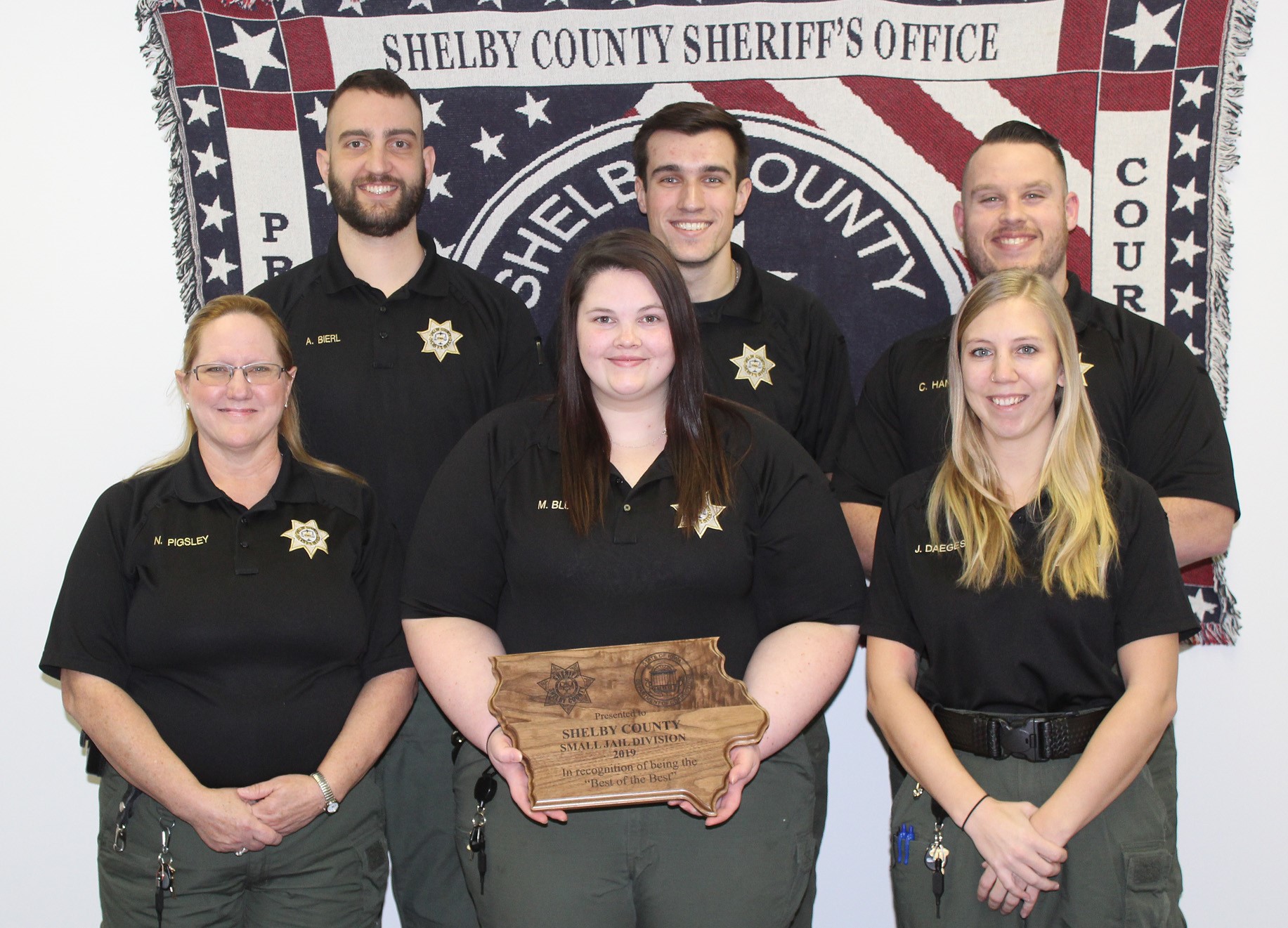 Shelby County Jail named “Best of the Best” for small jail facility