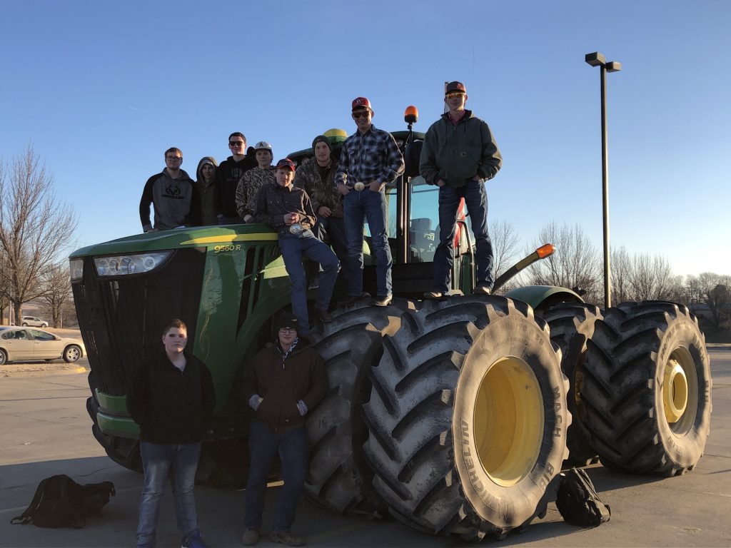 Tractor Day with the FFA Atlantic FFA Members Participate in the