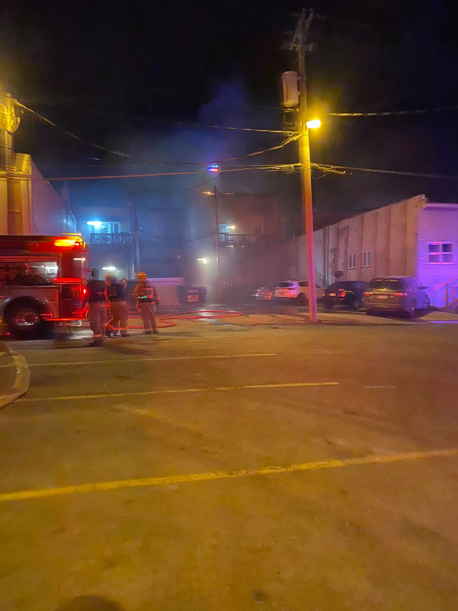 Multiple fire departments fight flames in Glenwood Tuesday morning