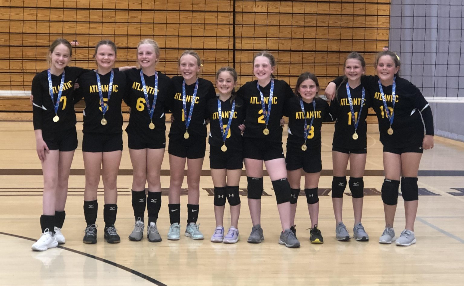 Atlantic 4th grade AAU volleyball team wins state title « KJAN Radio