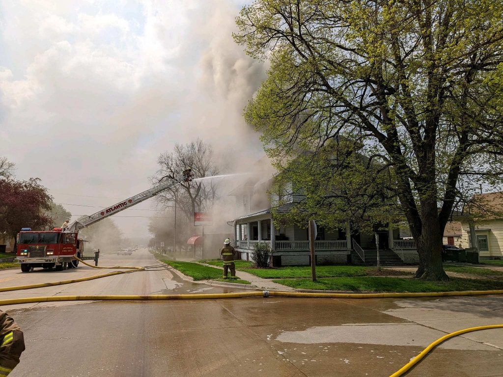 (UPDATED 6p.m.) House fire in Atlantic Tuesday afternoon « KJAN