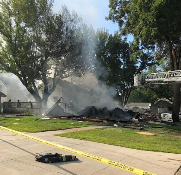 Explosion and fire destroys two homes in Le Mars « KJAN Radio