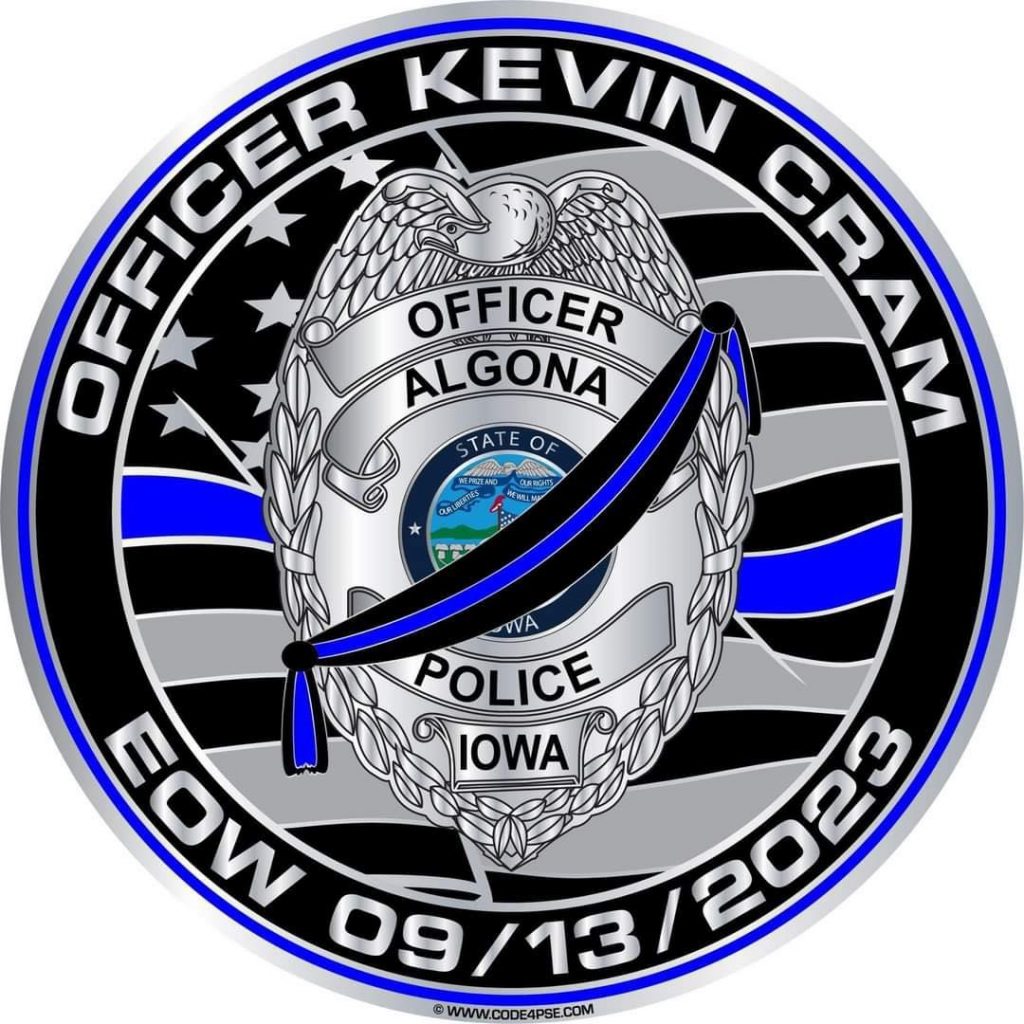 Gov. Reynolds orders flags at halfstaff for Algona Police Officer
