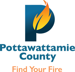 Pott. County Find your fire logo